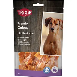 Ласощі Trixie Premio Rabbit Cubes для собак шматочки з кроликом 100 г (арт.31545)