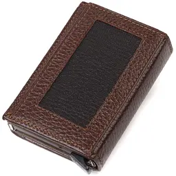 Чоловічий шкіряний картхолдер Canpellini 6.5х9х2 см acs0025902 - мініатюра 2
