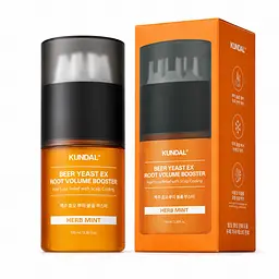 Тонік для прикорневого об'єму 100 мл Kundal Beer Yeast Ex Root Volume Booster Herb Mint