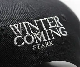 Кепка бейсболка Гра престолів Game of Thrones Будинок Старков чорна - мініатюра 3