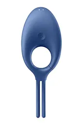 Ерекційне віброкільце-ласо Satisfyer Swordsman Blue, міцна фіксація, 10 режимів, потужний мотор - мініатюра 5