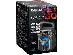 Портативна колонка Defender G98 Black (65098) - мініатюра 6