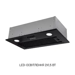 Витяжка повновбудована Minola HBI 5025 BLF LED - мініатюра 3