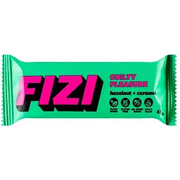 Батончик Fizi Guilty Pleasure Hazelnut + caramel в шоколадной глазури 45 г