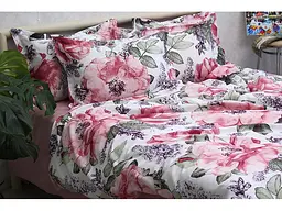 Комплект постільної білизни з компаньйоном 2-спальний TAG tekstil pbe0042378 - мініатюра 4