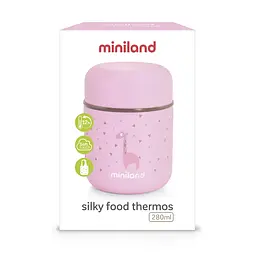 Термос для їжі Miniland Silky Food Mini, 280 мл, рожевий (89245) - мініатюра 5