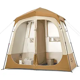Душовий зонований намет Naturehike NH22ZP006 (Коричнева)
