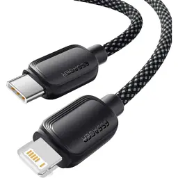 Дата кабель USB-C to Lightning 1.0m 20W black Essager (EXCTL-WL01-P) - мініатюра 3