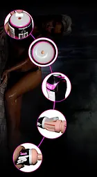 Мастурбатор Lovetoy Sex In A Can Vagina Lotus Tunnel тілесний - мініатюра 6