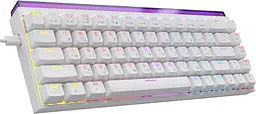 Клавіатура Ajazz NK68 Red Switch White USB-C (NK68-R-W) - мініатюра 3