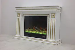 Електричний камін Valencia Gold Bluetooth звук потріскування дров 1500Вт (10080115) - мініатюра 6