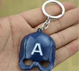 Брелок маска Капітан Америка Captain America СА 10.96 - мініатюра 2