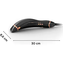 Фен Rowenta Ultimate Experience Air Motion 1300 Вт чорний (CF8C20E0) - мініатюра 5