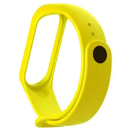 Ремінець до фітнес браслета BeCover Silicone для Xiaomi Mi Band 3/4 Yellow (704130) - мініатюра 2