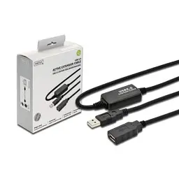 Дата кабель USB 2.0 AM/AF 10.0m active Digitus (DA-73100-1) - миниатюра 2