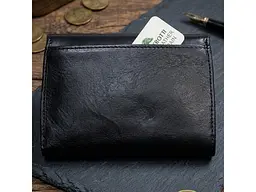 Жіночий гаманець із натуральної шкіри Italico 2058 nero Чорний 10x13,5x2,5 см TONY PEROTTI acs0032536 - мініатюра 8