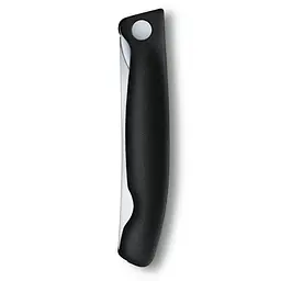 Кухонний ніж Victorinox SwissClassic Foldable Paring лезо 11см з чорн. ручкою (блістер) - мініатюра 3
