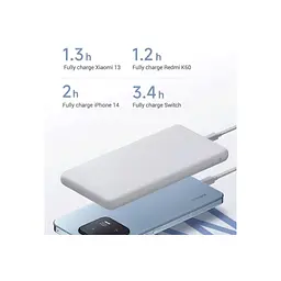 Батарея універсальна Xiaomi 10000mAh 22.5W Lite White (BHR9350GL) - мініатюра 7