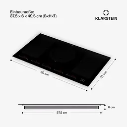 Індукційна варильна поверхня Klarstein Masterzone 90 Flex (10045794) - мініатюра 2