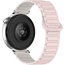 Ремінець DK CDK для Garmin D2 Air X10 20mm Silicone Shaped Magnetic Band (018822) (pink / ivory) - мініатюра 2