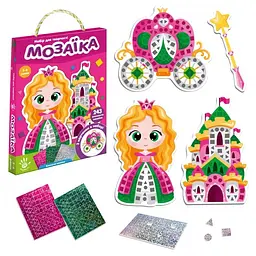 Набір для творчості Vladi Toys Блискуча мозаїка. Принцеса VT4511-05 (укр) - мініатюра 2