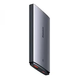 Мережевий зарядний пристрій Baseus GaN5 Pro Ultra-Slim Fast Charger C + U 65W (Overseas Edition) Сірий