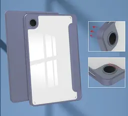 Чохол TPUCristal SlimTPU Spen holder Samsung Galaxy Tab A9 8.7 X110 X115 Фіолетовий - мініатюра 8