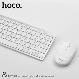 Набір Миша та клавіатура HOCO BT wireless keyboard and mouse set DI05 (Ukr/Ru/En) - мініатюра 8