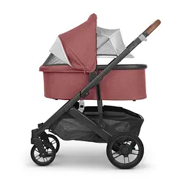 Прогулянкова коляска Uppababy Cruz V2 - Lucy + люлька Uppababy Carrycot Lucy Rosewood Melange Carbon Frame - мініатюра 15