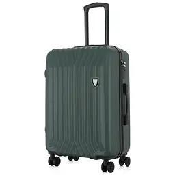 Валіза середня Semi Line T5986-4 ABS-пластик 24 дюйми 69 л Зелений