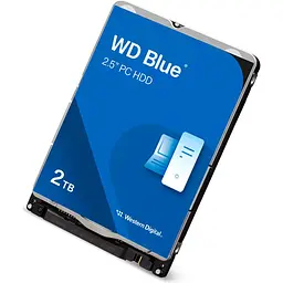 Жорсткий диск 2.5` WD Blue HDD 2TB SATA 128MB (WD20SPZX) [106842] - мініатюра 2