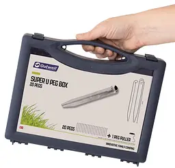 Кілочки Outwell Super U Peg Box 24 см 20 шт. Silver (650779) 928777 - мініатюра 2
