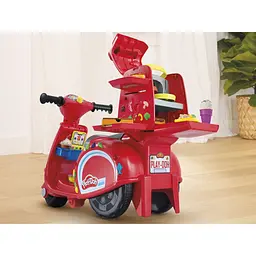 Набір для творчості з пластиліном Hasbro Play-Doh Pizza Delivery Scooter Playset (F8803) - мініатюра 7