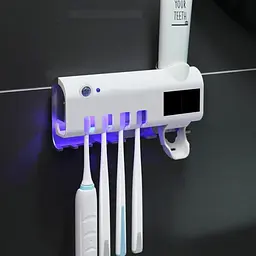 Диспенсер для зубної пасти та щітки автоматичний Toothbrush sterilizer W-020 - мініатюра 3