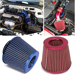 Фільтр нульового опору SPORT BLUE (під патрубок d=63мм) - мініатюра 2
