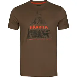 Футболка Harkila Nature S/S T-shirt XXL Slate black