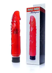 Вібратор Juicy Jelly Multispeed червоний