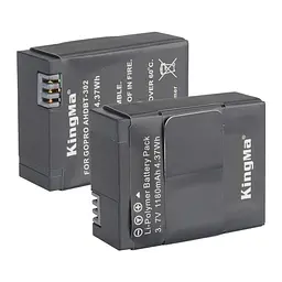 2-Pack KingMa GoPro AHDBT-201 комплект з 2 акумуляторів