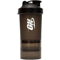 Шейкер Optimum Nutrition Smart 600 мл Black 3-х компонентний