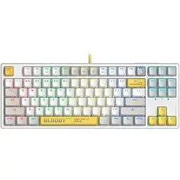 Клавіатура Bloody A4Tech S87 BLMS Red Plus Switch Energy White (S87 Energy White) (S87 (Energy White))