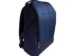 Рюкзак Optima поліестр синій 43x31x18см діловий USB Techno арт.O97437-02