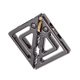 Затискачі для сосків з важкою підвіскою LOCKINK Adjustable Nipple Clamps with Heavy Pendant, під срібло - мініатюра 3