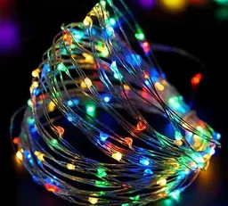 Xmas гірлянда 200 LED медний проволока Капля роси 20M Мультицветная 220V (47658-7248_151) - мініатюра 3
