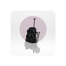 Коляска прогулянкова MoMi Estelle Light Black-Silver (WOSP00051) - мініатюра 11