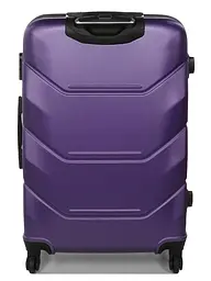 Валіза велика L Madisson Snowball 32303 пластикова 105л Фіолетовий - мініатюра 3