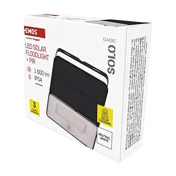 Прожектор EMOS сонячний світлодіодний 1000 лм IP54 4000K PIR (ZG121S) - мініатюра 10