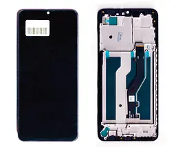 Дисплей ZTE Blade A72s чорний + рамка