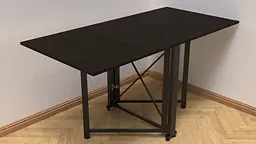 Стіл-книга трансформер Оріон 2 Ferrum-decor 750x1520x730 Чорний метал ДСП Венге Магія 16 мм (FRD-105428) - мініатюра 7