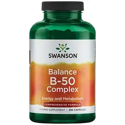 Комплекс вітамінів Swanson Balance B-50 Complex 250 капсул - мініатюра 1