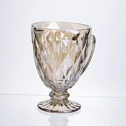 Глек Yiwu Citrine HP-19-279 скляний 1 л для лимонаду з ручкою декоративний - мініатюра 3